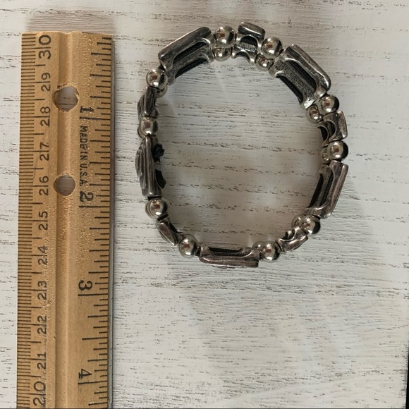 Silver link bracelet. Easy on and off - Picture 5 of 7